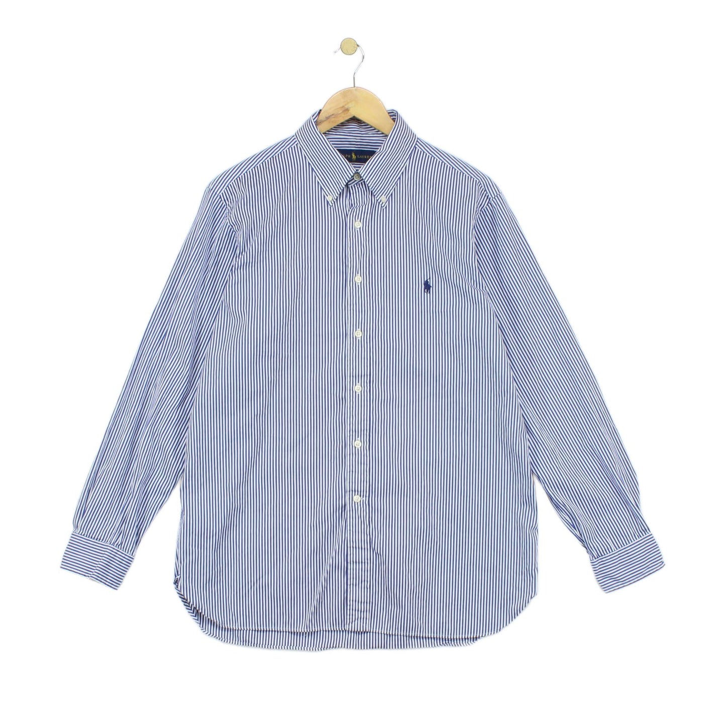 Mens Striped Shirt Classic Button Down