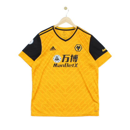 Mens Wolves 2020-21 Football Shirt Away Jersey #37 Adama