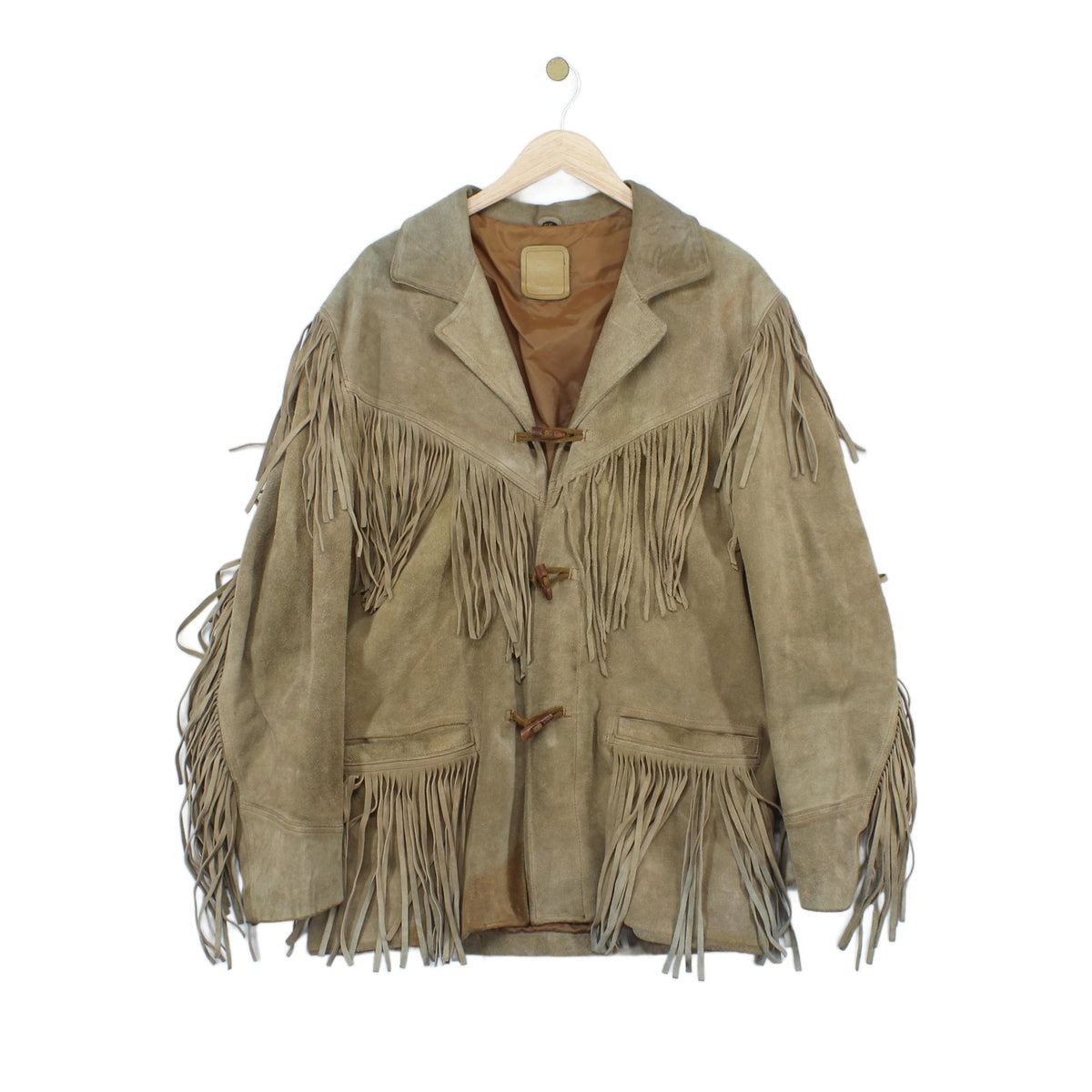 Mens Leather Fringe Jacket Western