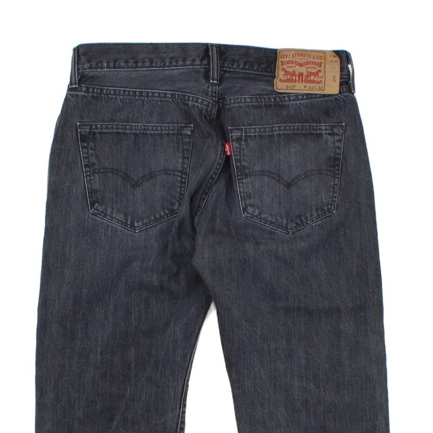Mens 501 Jeans Classic Fit Denim Straight