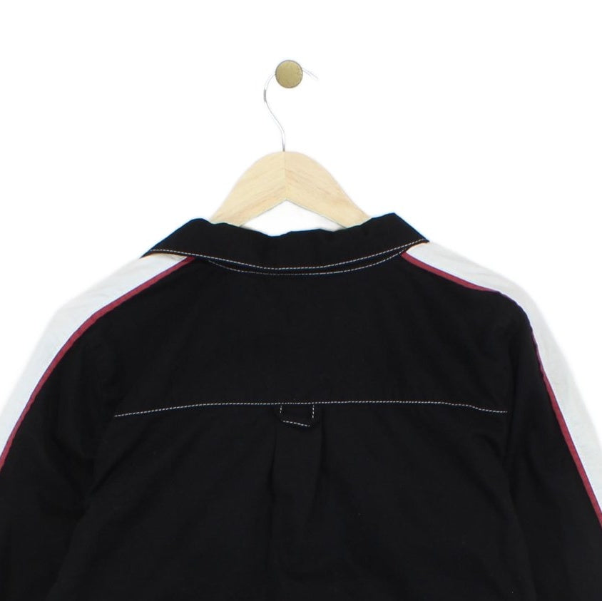 Womens 1/4 Zip Jacket Long Sleeve Cropped