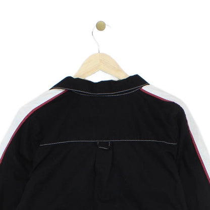 Womens 1/4 Zip Jacket Long Sleeve Cropped