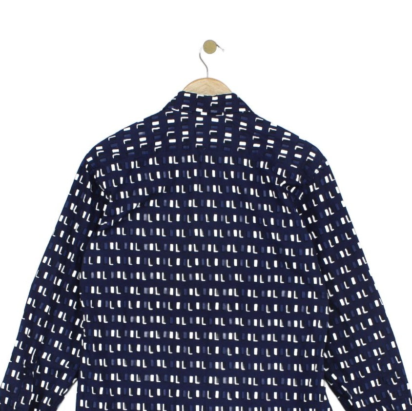 Mens Patterned Shirt Long Sleeve