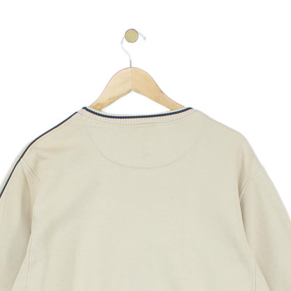Mens Spell Out Sweatshirt Swoosh Crew Neck