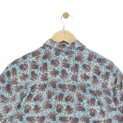 Mens Abstract Shirt Short Sleeve Short