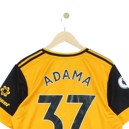 Mens Wolves 2020-21 Football Shirt Away Jersey #37 Adama