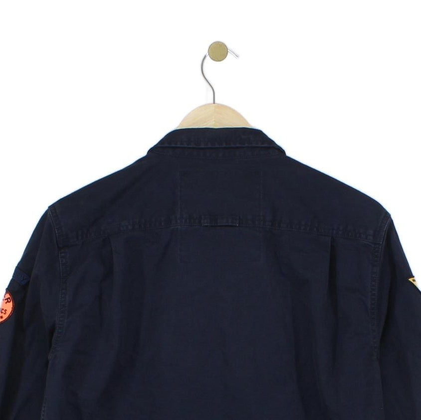 Mens Military Shirt Outdoor Patches
