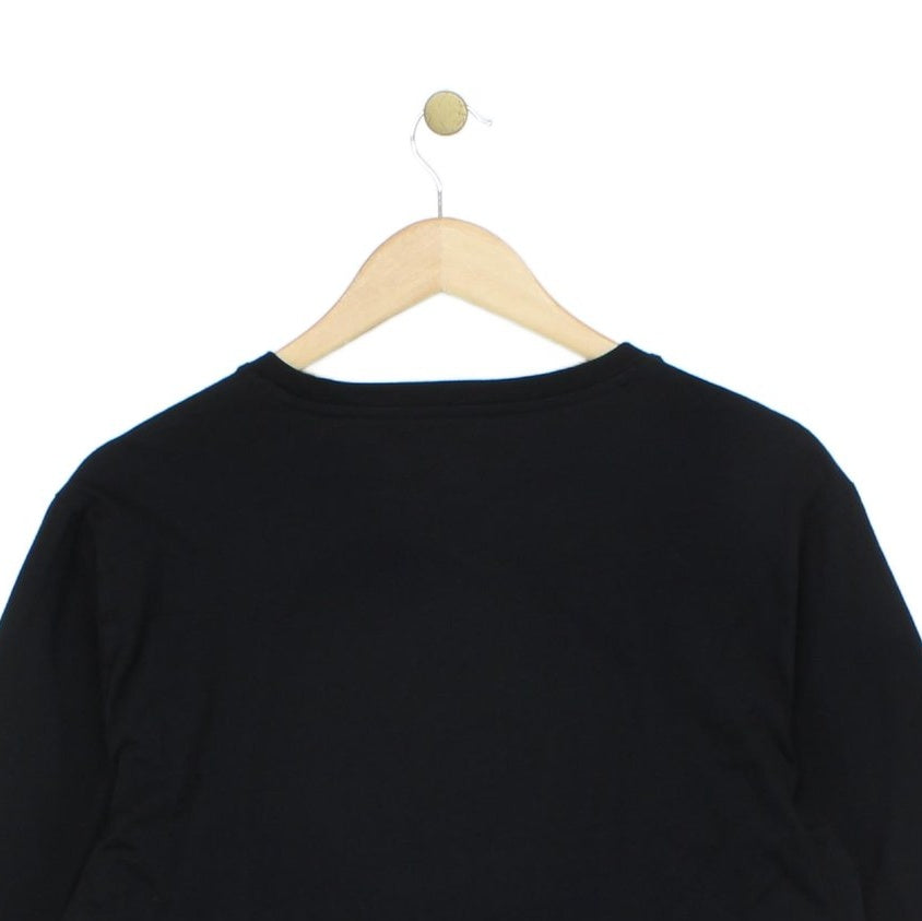Mens T-Shirt Long Sleeve Crew Neck