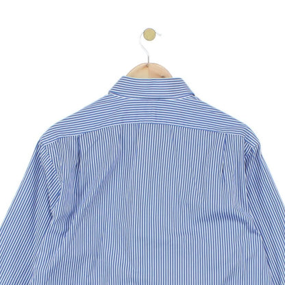 Mens Striped Shirt Custom Fit Button Up