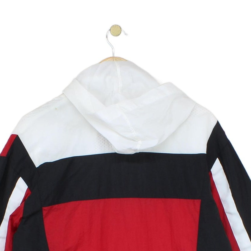 Mens Windbreaker Jacket 1/4 Zip Logo Basketball