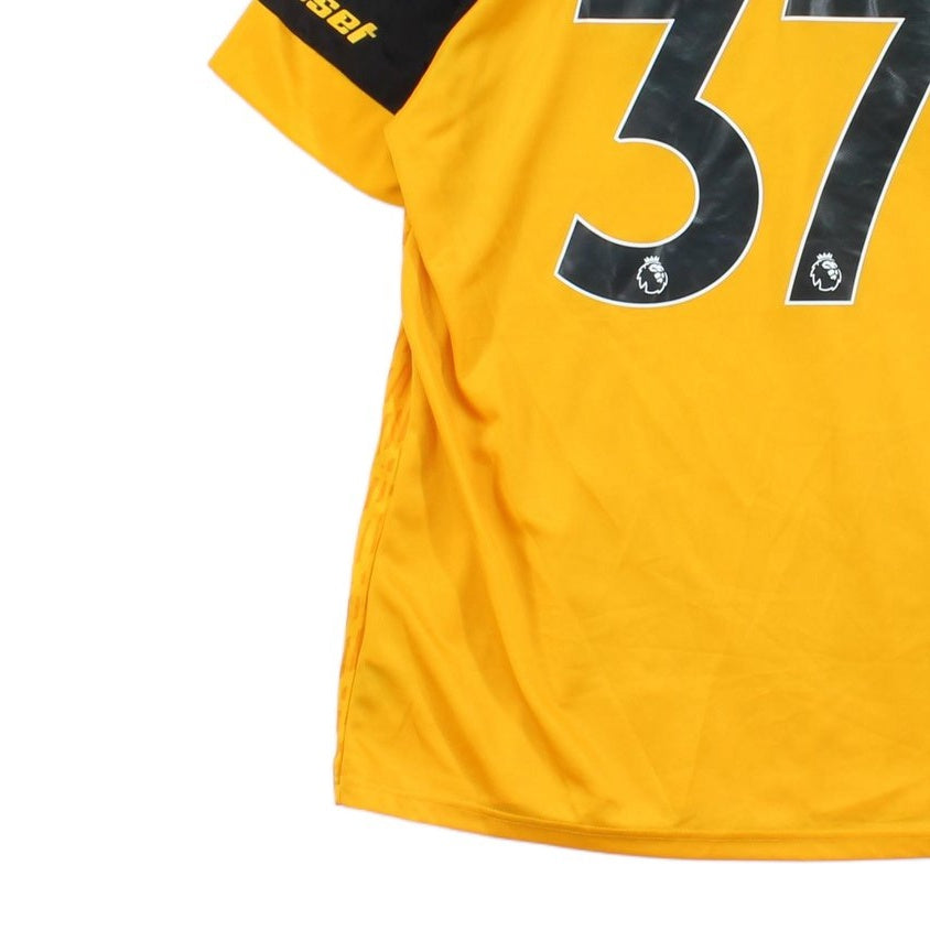 Mens Wolves 2020-21 Football Shirt Away Jersey #37 Adama