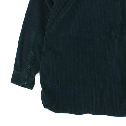 Mens Corduroy Shirt Relaxed Fit Button Up Long Sleeve