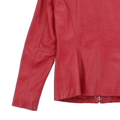 Womens Leather Jacket Full Zip