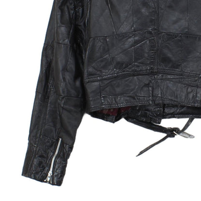 Womens Leather Jacket Biker Motorcycle