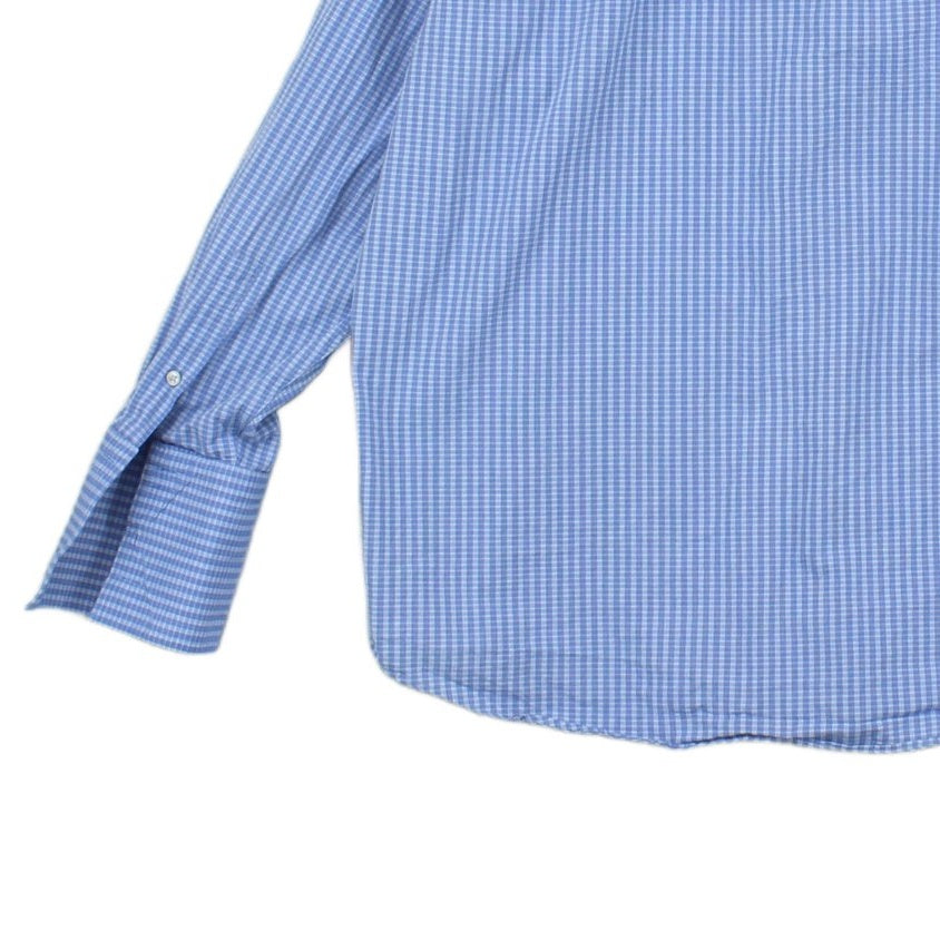 Mens Striped Shirt Regular Fit Cufflink