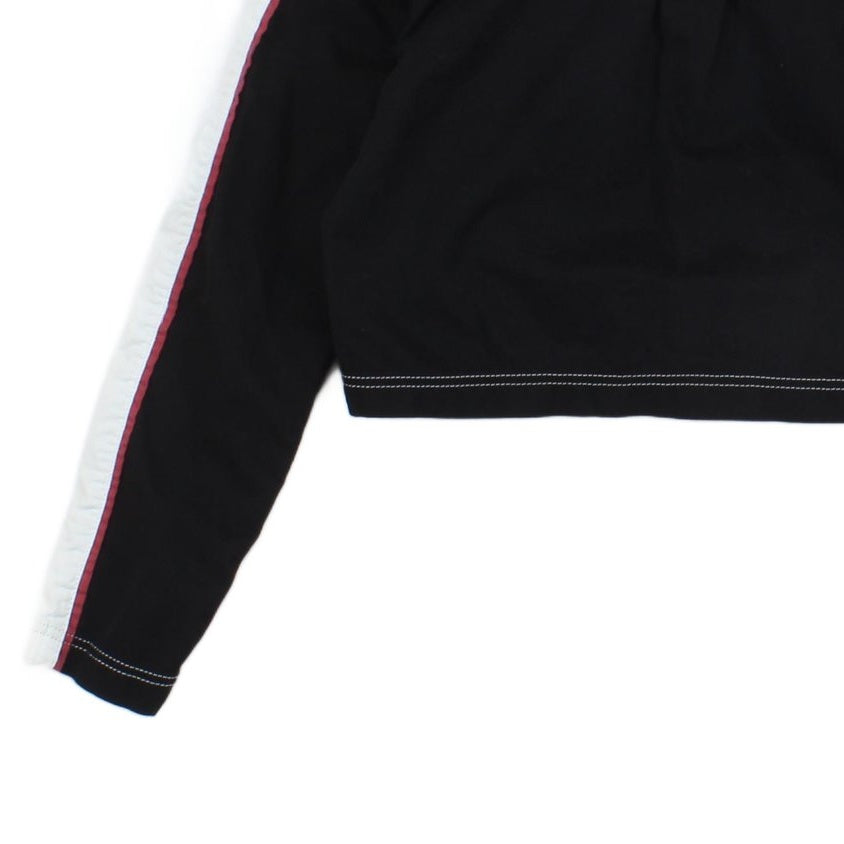 Womens 1/4 Zip Jacket Long Sleeve Cropped