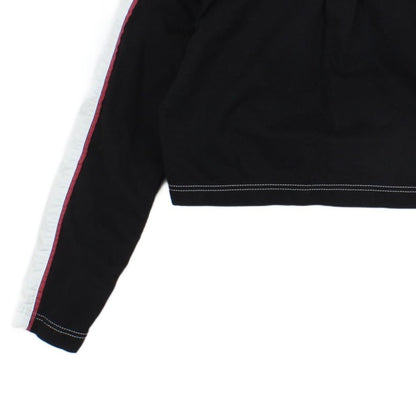 Womens 1/4 Zip Jacket Long Sleeve Cropped