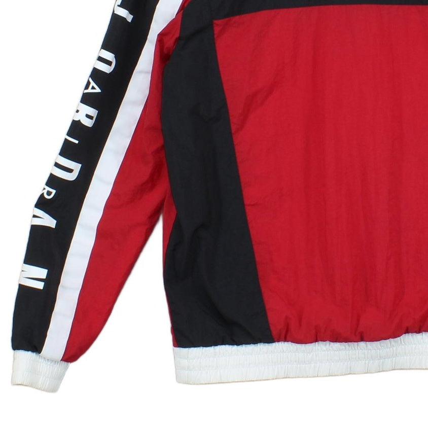 Mens Windbreaker Jacket 1/4 Zip Logo Basketball