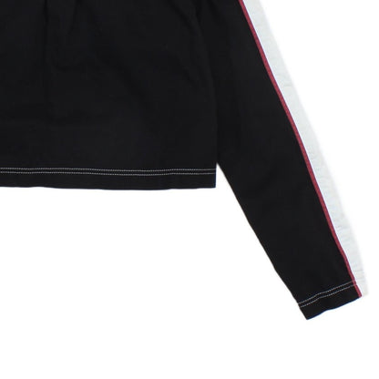 Womens 1/4 Zip Jacket Long Sleeve Cropped