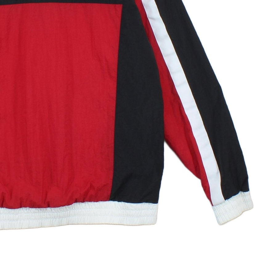 Mens Windbreaker Jacket 1/4 Zip Logo Basketball