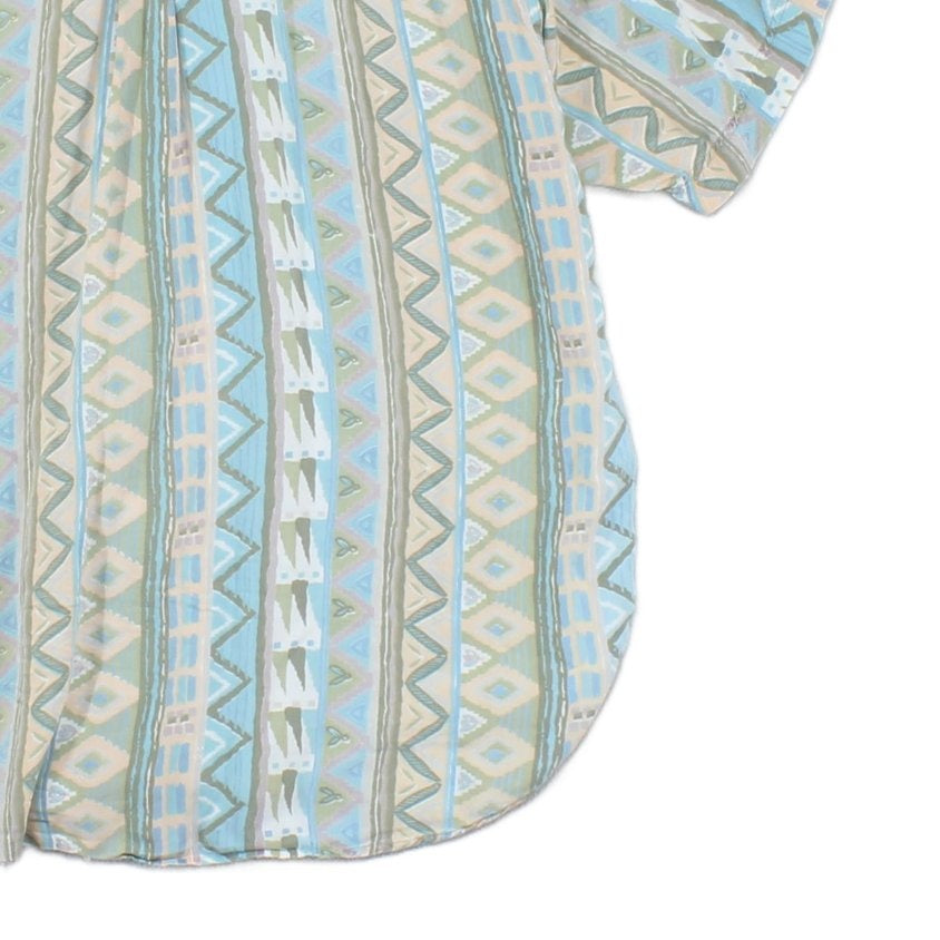 Mens Viscose Patterned Shirt Short Sleeve
