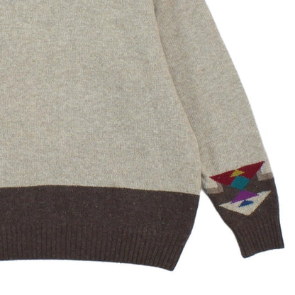 Mens Jumper Made In Italy Pattern Knit Wool