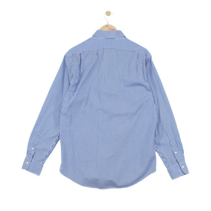Mens Striped Shirt Custom Fit Button Up