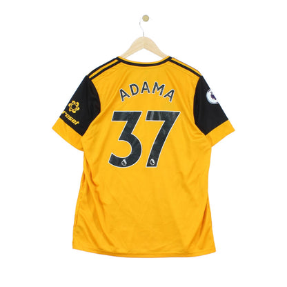 Mens Wolves 2020-21 Football Shirt Away Jersey #37 Adama