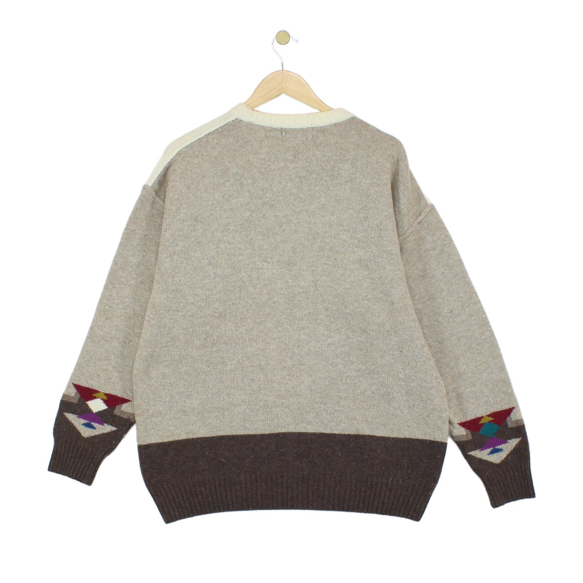 Mens Jumper Made In Italy Pattern Knit Wool
