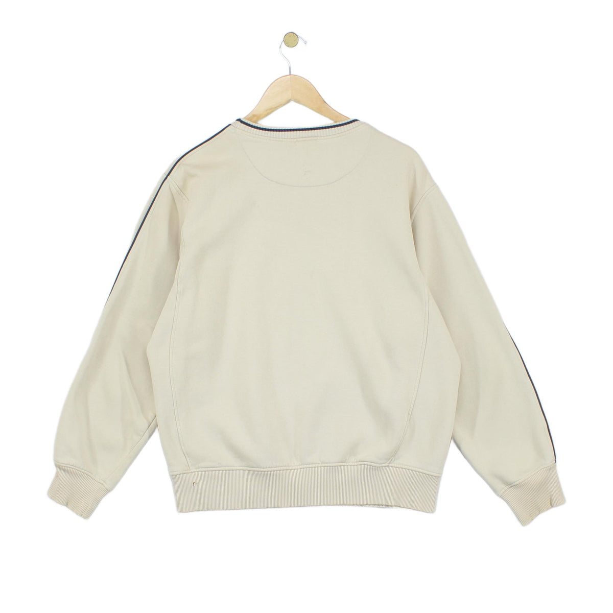 Mens Spell Out Sweatshirt Swoosh Crew Neck