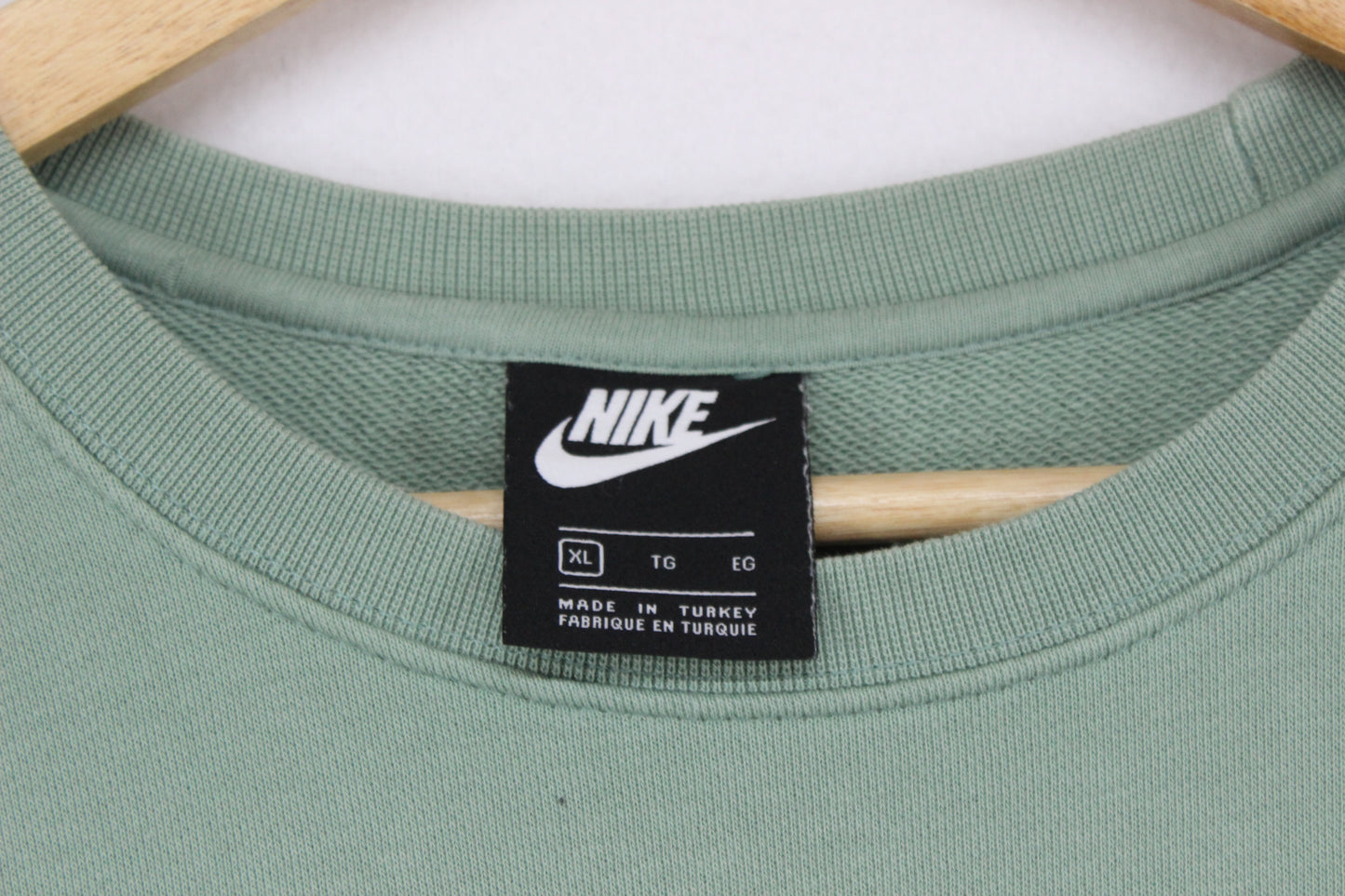 Mens Sweatshirt Athletic Logo Crew Neck