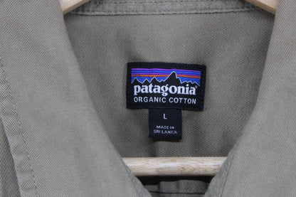 Mens Safari Shirt Button Up Long Sleeve Outdoor