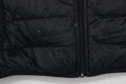 Mens Down Bodywarmer Hooded Quilted Lightweight