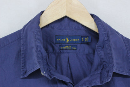 Mens Shirt Button Down Short Sleeve Slim Fit