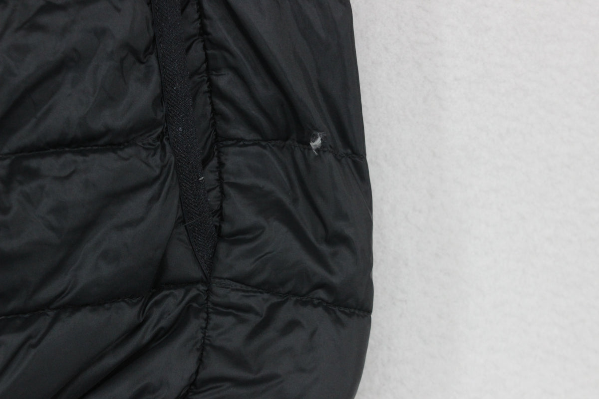 Mens Down Bodywarmer Hooded Quilted Lightweight