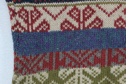 Mens Shetland Wool Jumper Patterned