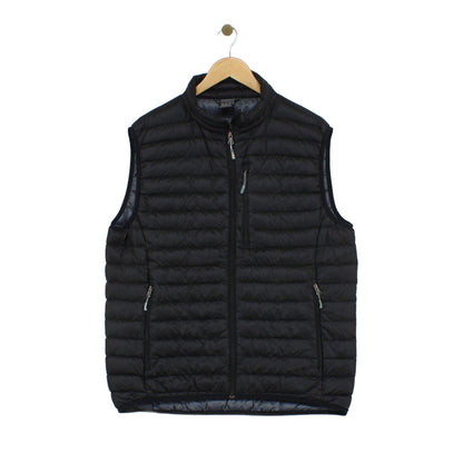 Mens Microlight Vest Bodywarmer Down Full Zip Quilted
