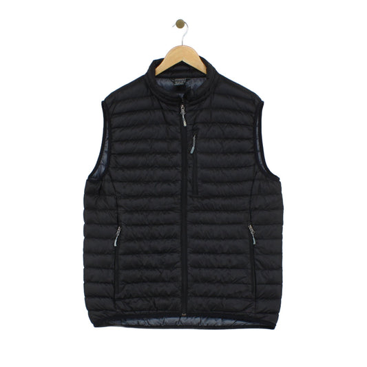 Mens Microlight Vest Bodywarmer Down Full Zip Quilted