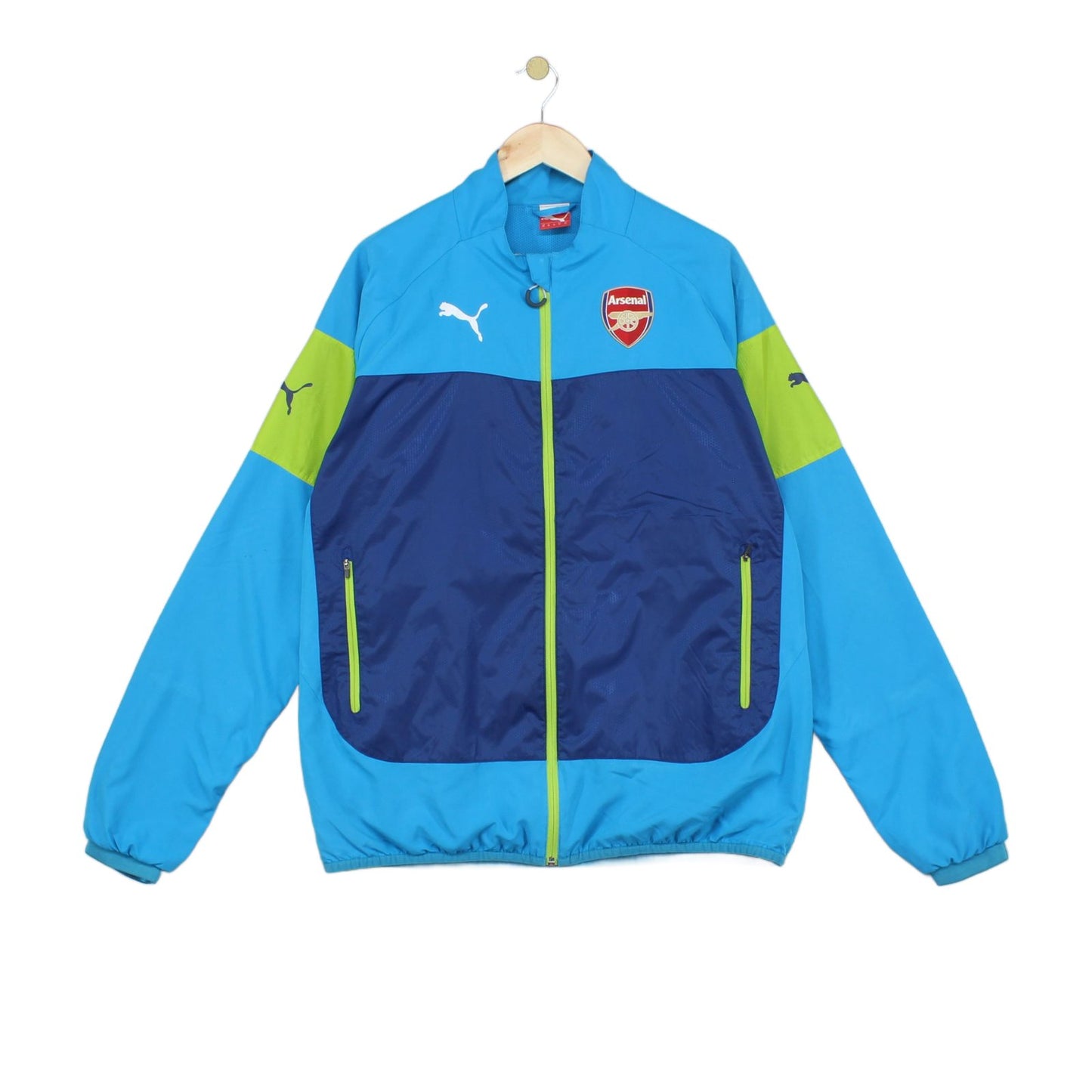 Mens Arsenal Track Jacket Football Full Zip