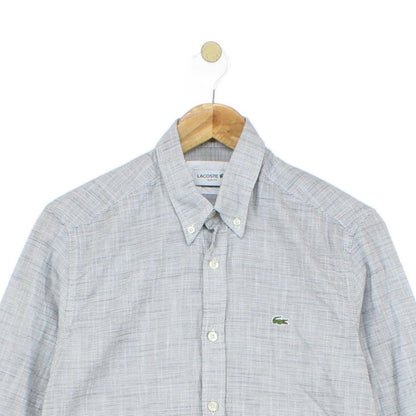 Mens Striped Shirt Slim Fit Button Up Long Sleeve