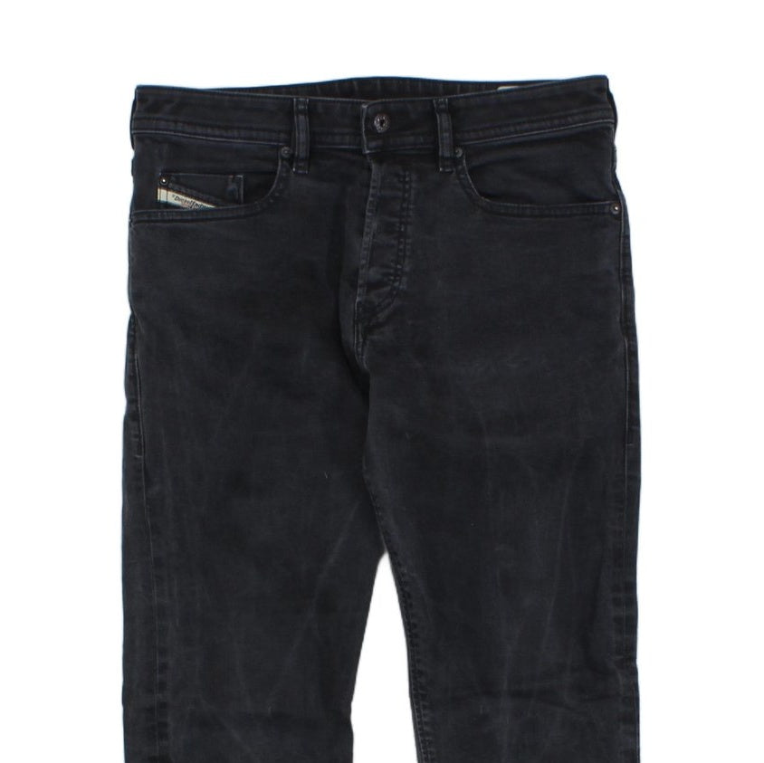 Mens Buster Jeans Regular Slim Tapered Stretch