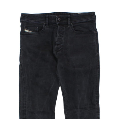 Mens Buster Jeans Regular Slim Tapered Stretch