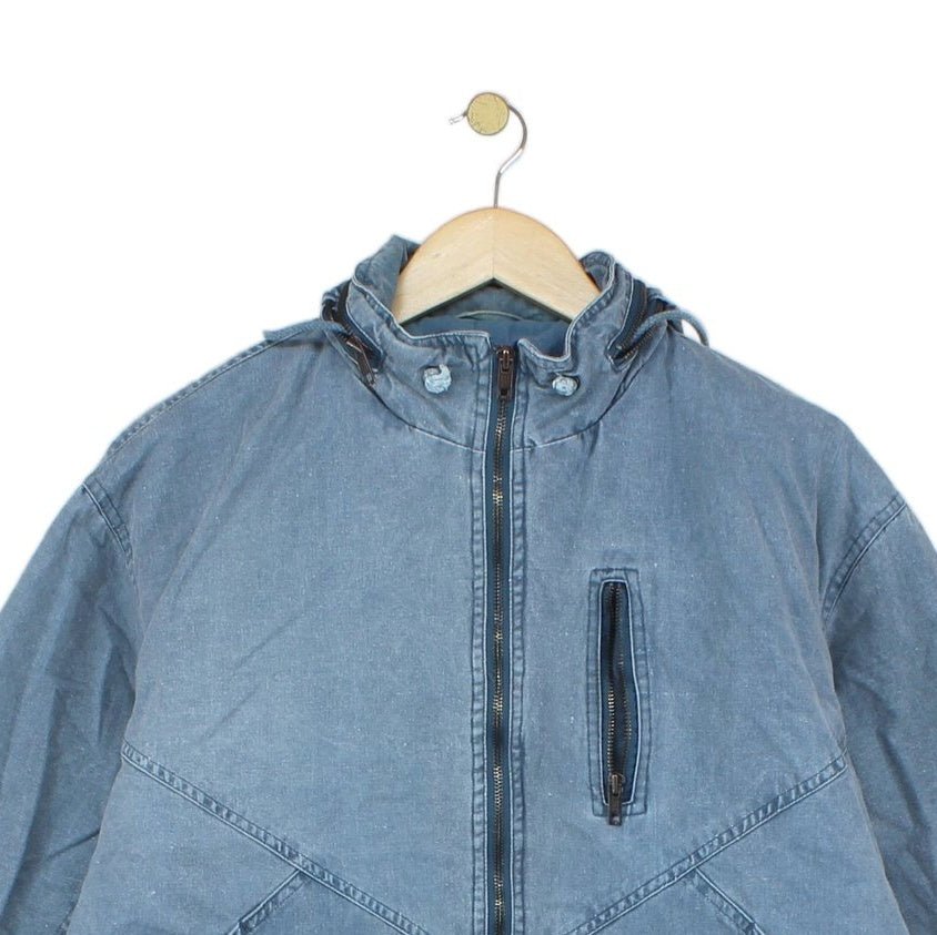 Mens Bomber Jacket Outerwear Insulated Hooded