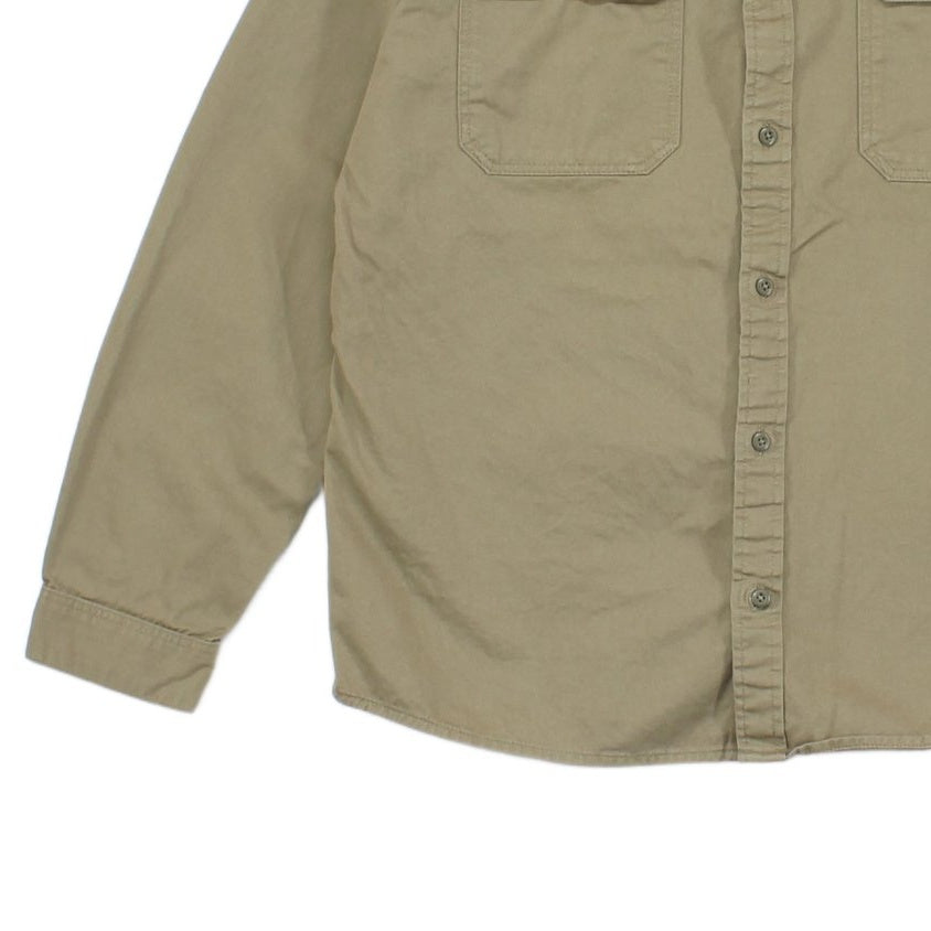 Mens Safari Shirt Button Up Long Sleeve Outdoor
