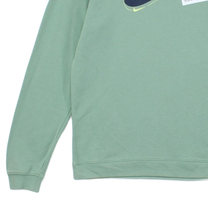 Mens Sweatshirt Athletic Logo Crew Neck