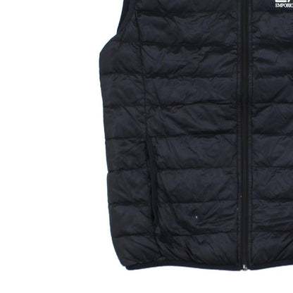 Mens Down Bodywarmer Hooded Quilted Lightweight
