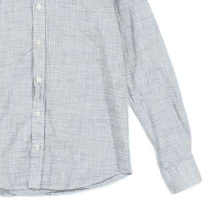 Mens Striped Shirt Slim Fit Button Up Long Sleeve