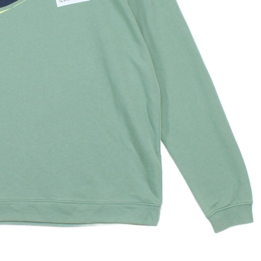 Mens Sweatshirt Athletic Logo Crew Neck