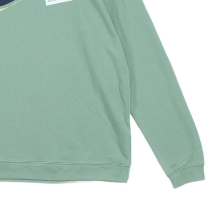 Mens Sweatshirt Athletic Logo Crew Neck