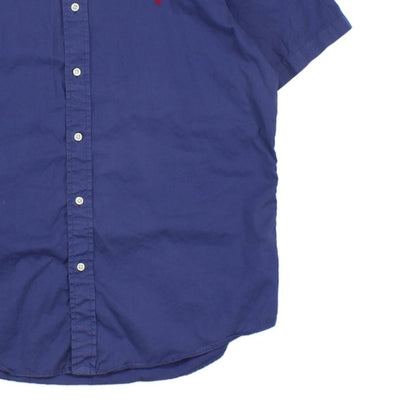 Mens Shirt Button Down Short Sleeve Slim Fit